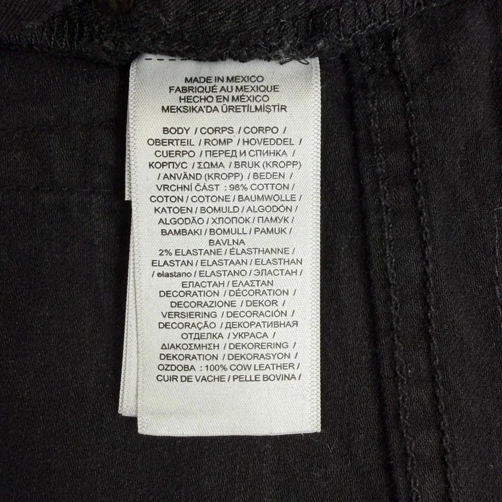 Polo Ralph Lauren The Varick Slim Straight Leg Jeans Mens 42x30 Black Denim EUC